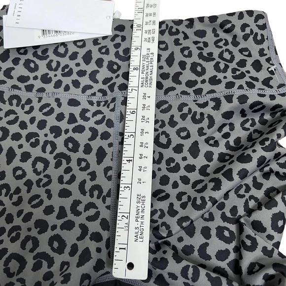 𝅺allfenix Leggings & Sports Bra Set Gray Black Leopard Size Small New With Tags - Picture 12 of 13